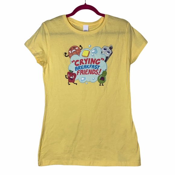 Cartoon Network Tops - Steven Universe Crying Breakfast Friends TShirt XL